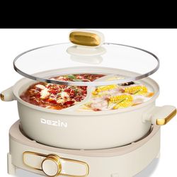 Dezin Hot Pot Electric with Divider