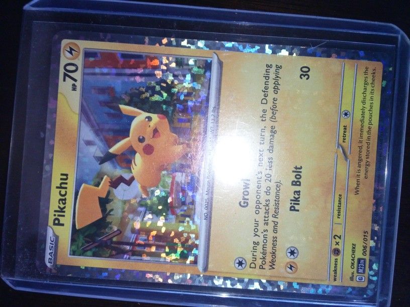 Pikachu Holo Gram Card McDonalds 2023