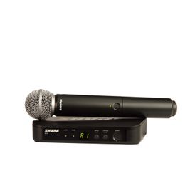 Shure BLX24/SM58-H9 Handheld Wireless Microphone System with SM58 - H9 (512-542 MHz)