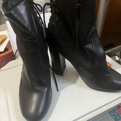 Women’s Black Ankle Boots  Sz. 9