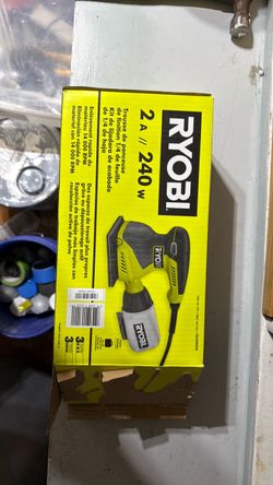 2 Ryobi new 1/4 sheet finish sander kit