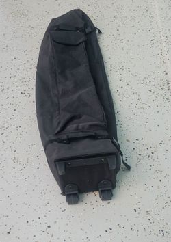 Black Rolling Wheeled Gear Bag
