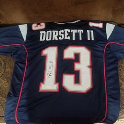 Autographed Phillip Dorsett Patriots NFL Jersey 