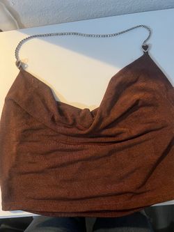 Brown Halter Top