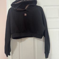 Cropped Adidas Hoodie Women’s Clothing Sweatshirt Clothes