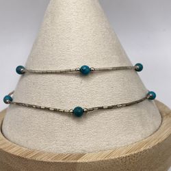 (2) Turquoise Sterling Vintage Bracelets 