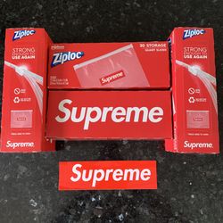 Supreme x Ziploc Bags 🔥 (30 per box)