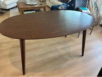 70” oval dining table