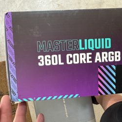 RGB Liquid Pc Cooler 360 Cooler master