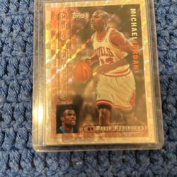 Topps Profiles Michael Jordan Trading Card Insert 96-97