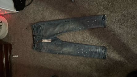 blue purple jeans