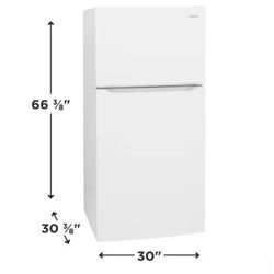 FRIGIDAIRE 30 in. 18.3 cu. ft. Top Freezer Refrigerator, Garage Ready