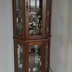 Corner Curio Cabinet