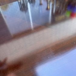 Antique, beautiful dining table with one expandable leaf