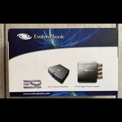 New Rare Vintage Evolved Sonic ES2 STREAM 2 Wireless amplifier System & Remote
