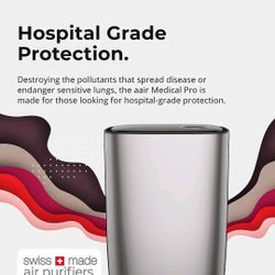 Aeris aair Medical PRO Air Purifier P301820 - Graphite