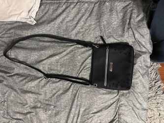 Black Purse with Embroidery details