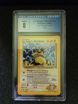 Lt. Surge's electabuzz (Grade 8 CGC) gym heros