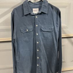 Vintage Long Sleeve Button Up Dress Shirt