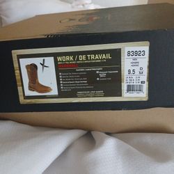 Red Wing Work Boots With Hard Toe