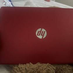 HP Laptop Red