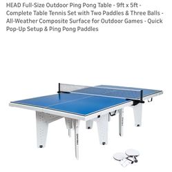 PING PONG TABLE