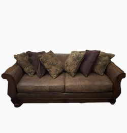 Tommy Bahama Style Leather Couch