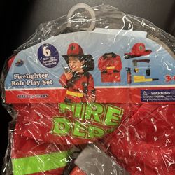 Firefighter Costume Size 4-7