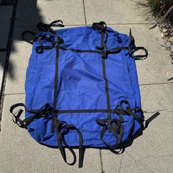 Car Soft PVC Material Cargo Roof Carrier Blue 39x31x17” (Silver Lake)