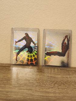 Spiderman 2002 Hologram Cards