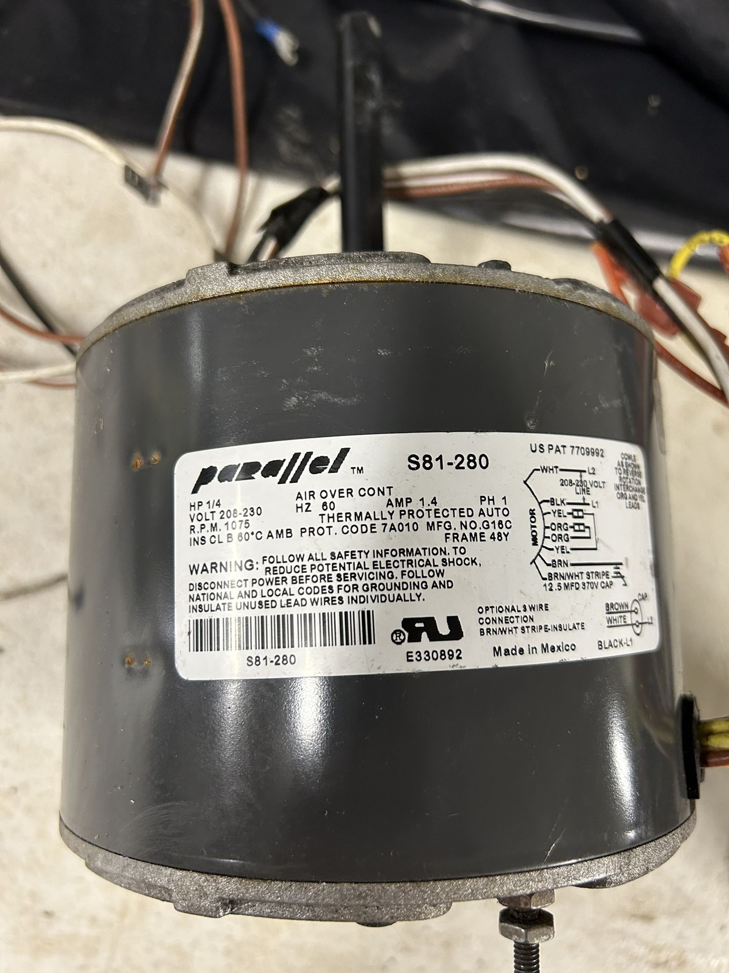 Condenser motor