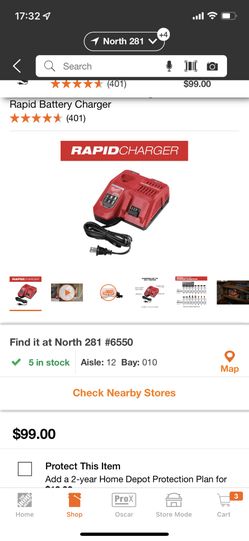 Milwaukee Battery Rapid Charger M18 & M12