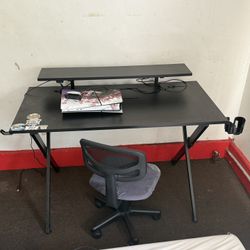 Gaming Desk Disc Free Ps5 And Stream Camera 