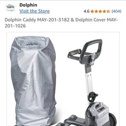 Dolphin Pool Cleaner Caddy With Cover
