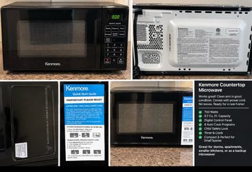 Kenmore Countertop Microwave Black