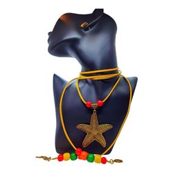 Starfish Lasso Choker Jewelry Set 