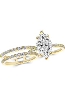  Pzokooi 3 Carat Marquise Wedding Ring Set – Sterling Silver, Daily Wear89