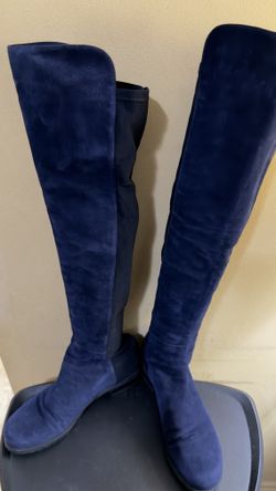Navy Blue 50/50 Stuart Weitzman