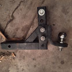 Adjustable Drop Down Tow Hitch