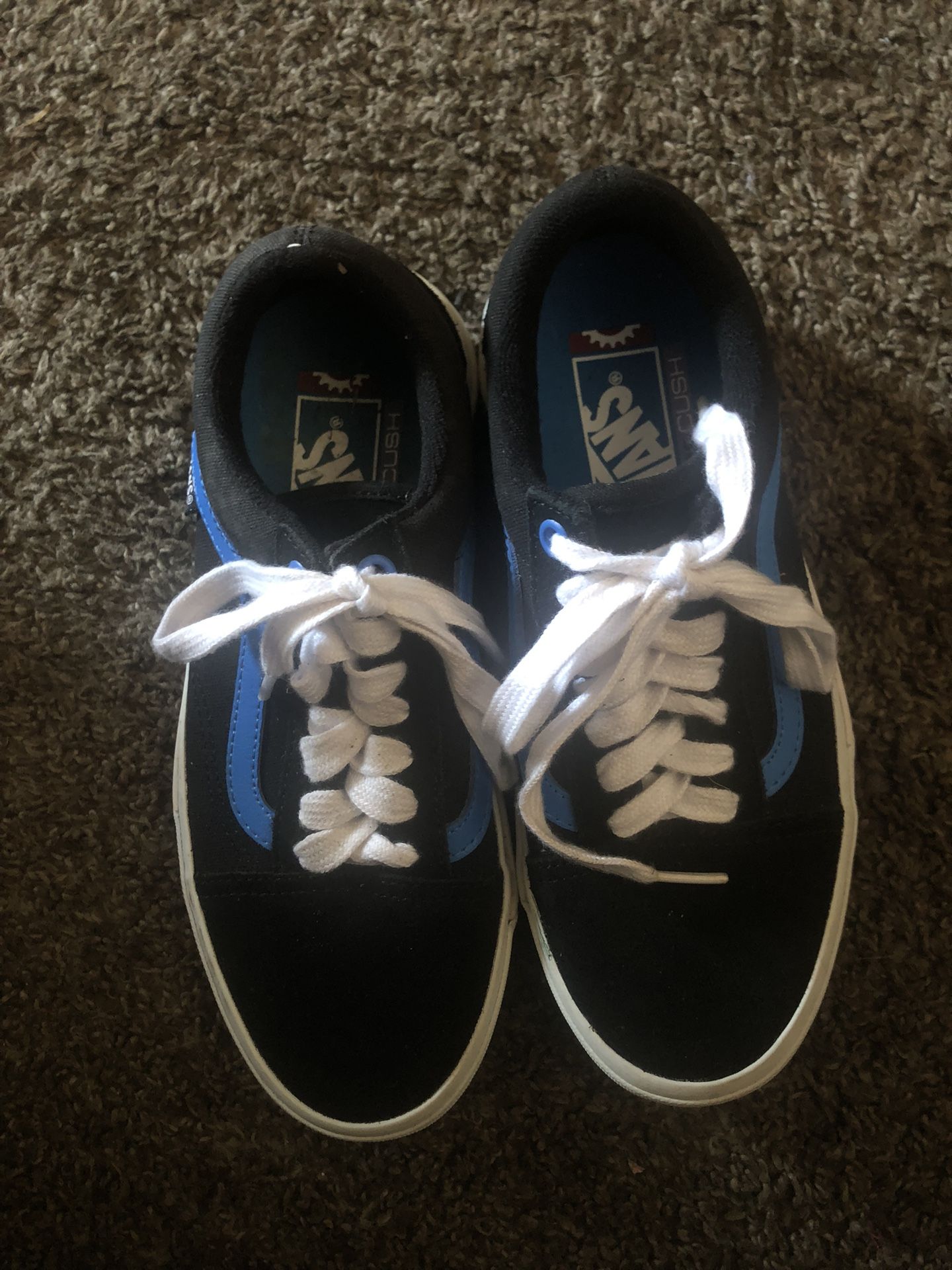 VANS POP CUSH Waffle cut BMX.  Youth Size 5