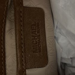 Micheal Kores Brown Suede Leather 