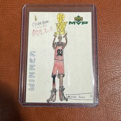 1999-00 Upper Deck MVP Draw Your Own Card Winner Michael Jordan #W6
