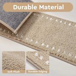 NEW WOODEN STAIR CARPET TREADS