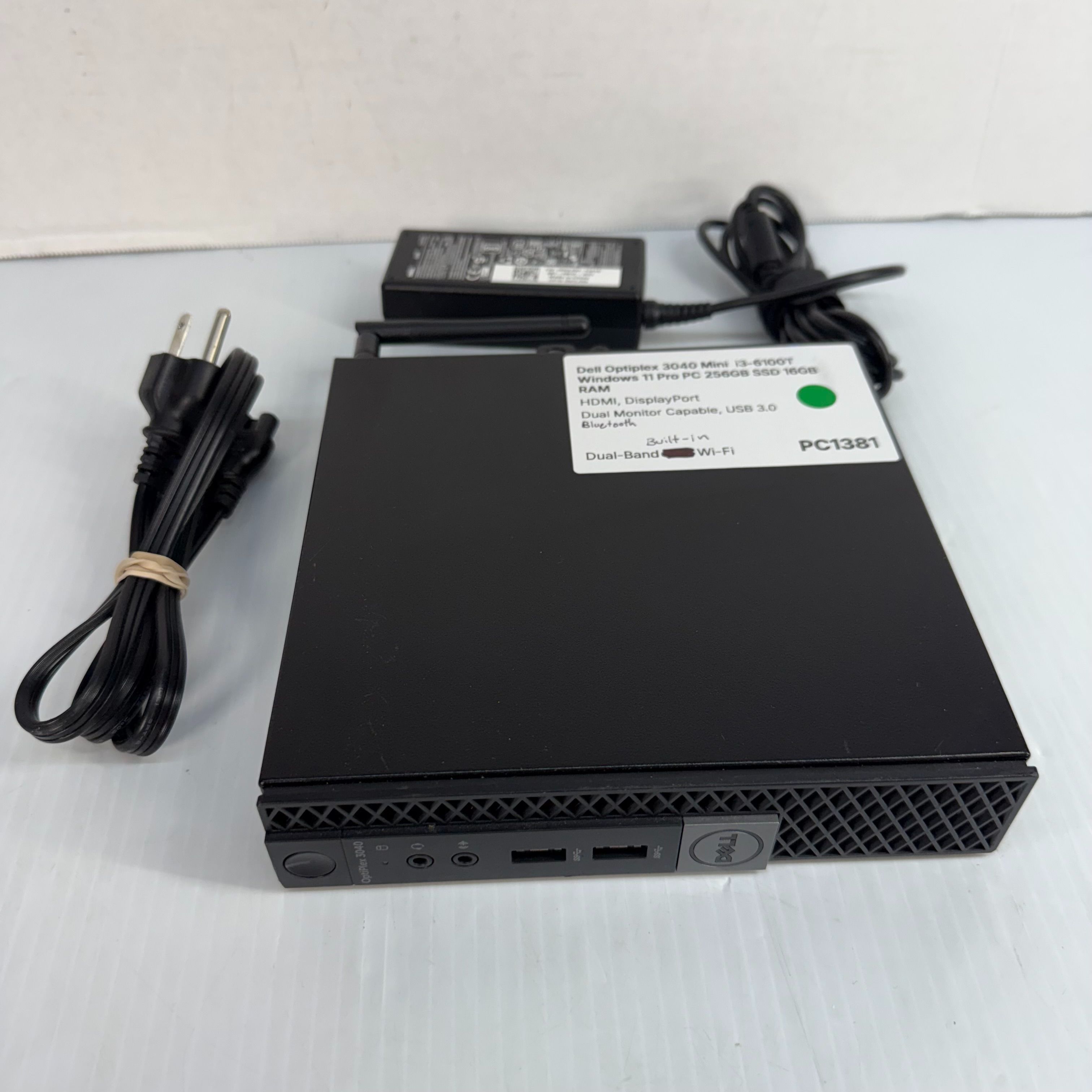 Dell Optiplex 3040 Mini i3-6100T Windows 11 Pro PC 256GB SSD 16GB RAM