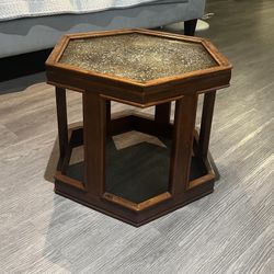 Mid 20th Century John Keal for Brown Saltman Hexagonal Side Table