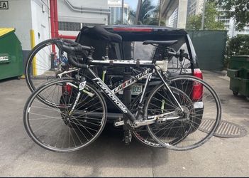 Bicycle Carrier Trailer Bike Rack  Good Condition Fits Two Bikes .