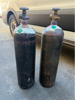 Nitrogen gas tanks