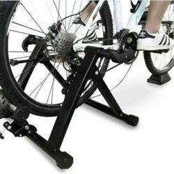 Balance From Bike Trainer Stand Steel Bicycle Exercise Magnetic Stand with Front Wheel Riser Block
