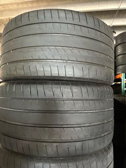 For sale two tires 285/30/21 Michelin Pilot Sport 4S with 50-75% tread left good price