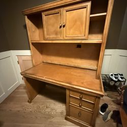 Desk And Filing Cabinet